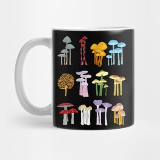 Colorful Mushrooms Mug